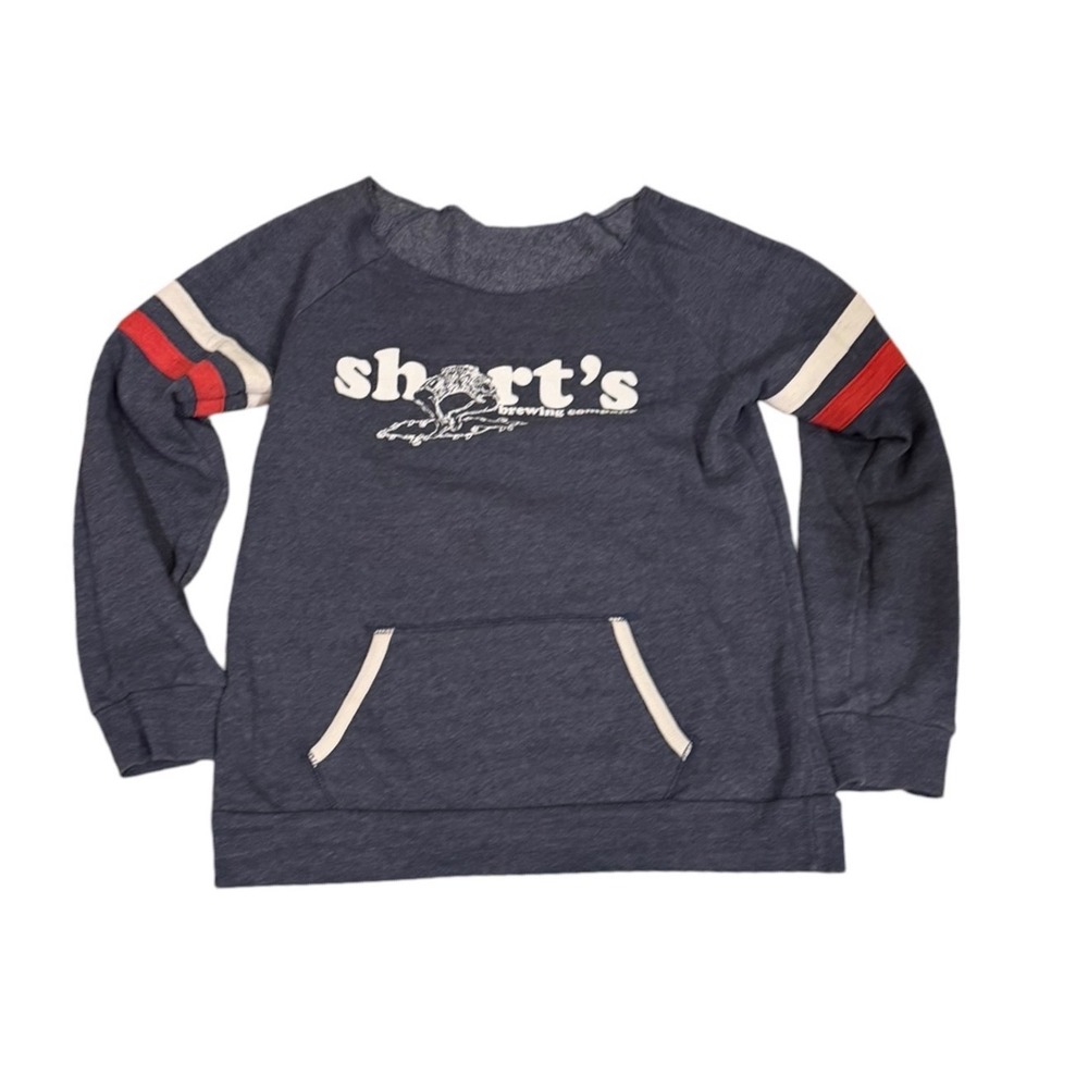 Alternative Earth Shorts Brewing Company Michigan Sweatshirt Blue XL patriotic